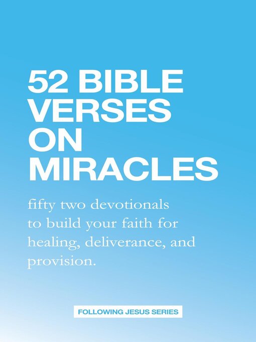 Title details for 52 Bible Verses on Miracles by Samuel Deuth - Available